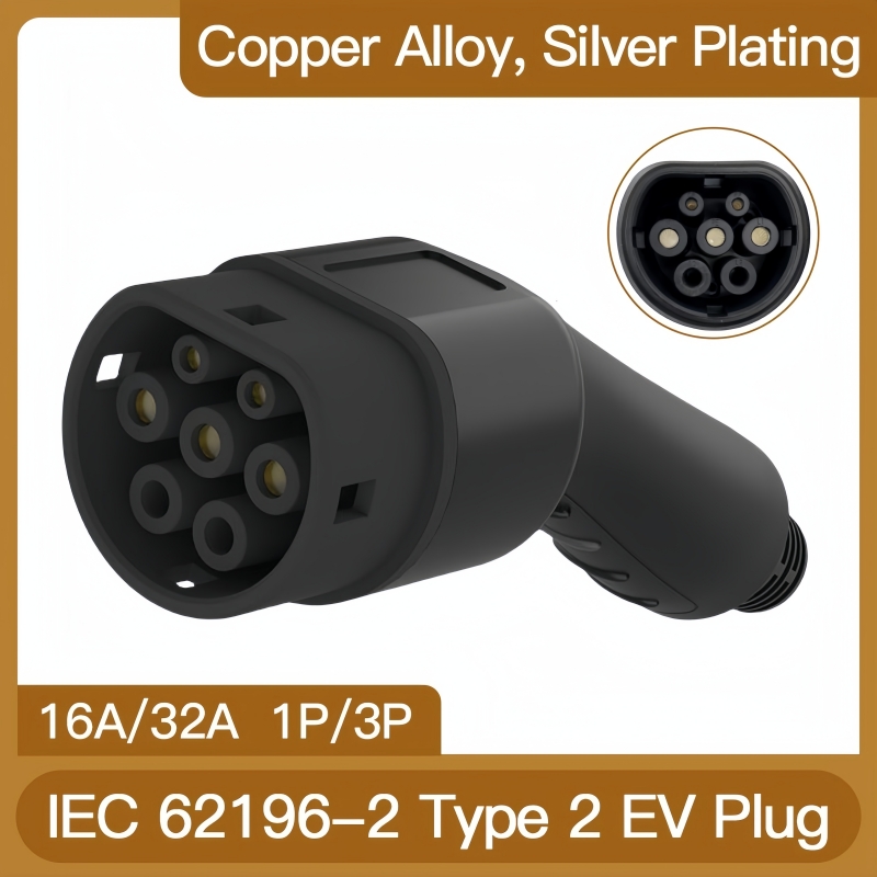Ev Charger Adapter - Ficha do carregador do tipo 2