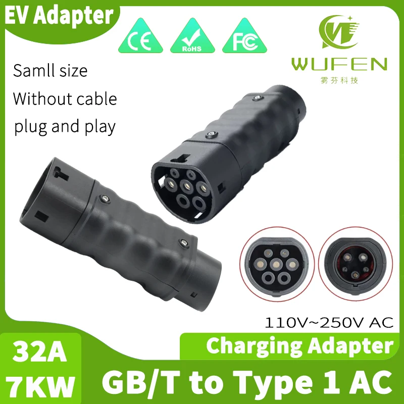 Ev Charger Adapter - Conector de Carregamento Portátil WUFEN, Adaptador