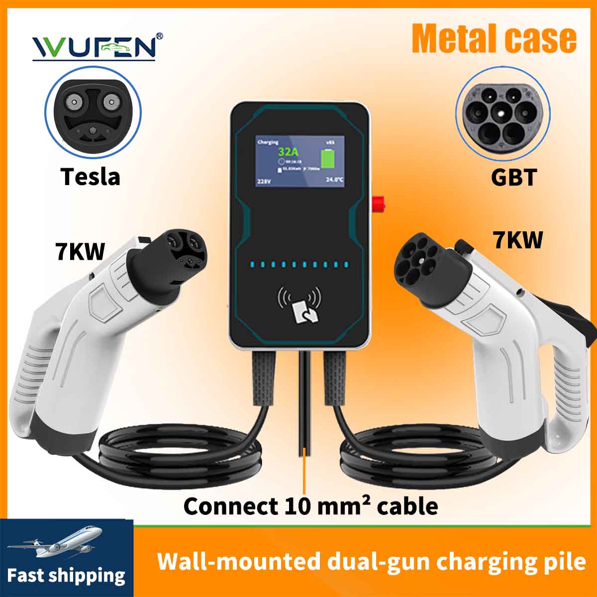 Ev Charging Cable - Carregador de Veículo Elétrico WUFEN EVSE