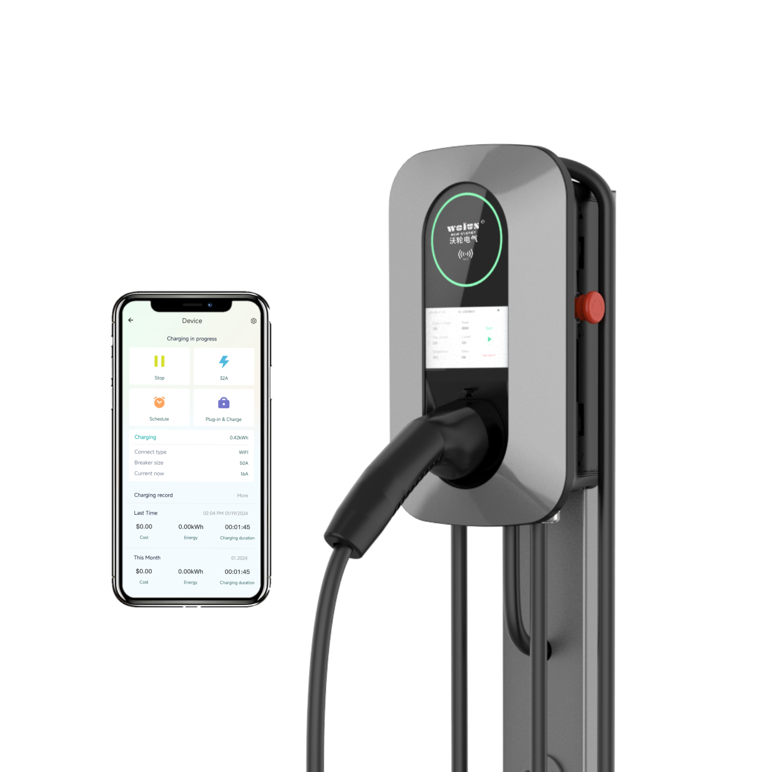 Ponto de Carregamento AC para  - Home Ev Charger avaliação e preço