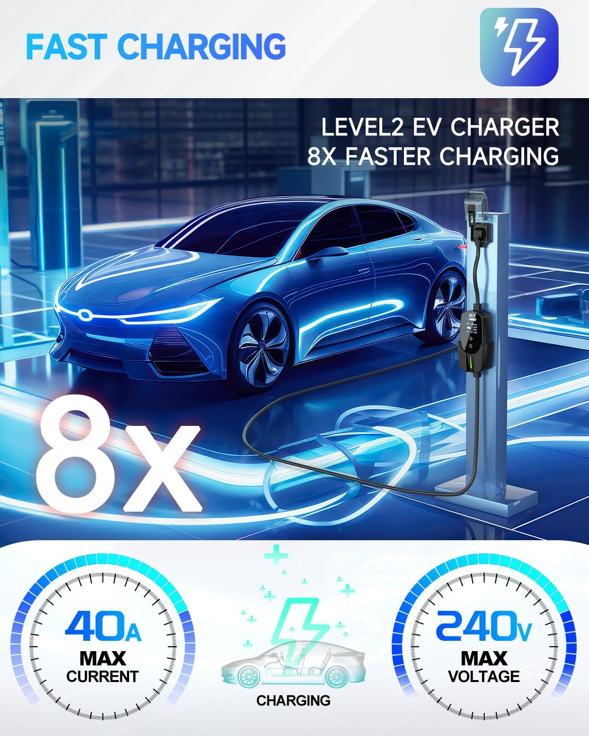 Carregador Portátil EVDANCE pa - Home Ev Charger avaliação e preço